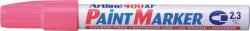 Artline Marker cu vopsea ARTLINE 400XF, corp metalic, varf rotund 2.3mm - roz (EK-400XF-PK) - viamond