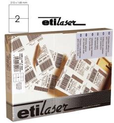 Etilux Etichete autoadezive 2/A4, 210 x 148, 5 mm, 200 coli/top, ETILASER - albe 2/A4 alb A4 Etichete autocolante 200 coli/top (30900018)