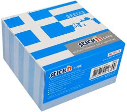 Hopax Cub notes autoadeziv 70 x 70 mm, 400 file, Stick"n Greece - alb alb Cub notes cu suport 70x70 mm (HO-21630)