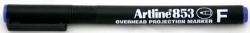 Artline OHP Permanent marker ARTLINE 853, varf fin - 0.5mm - albastru (EK-853-BL) - viamond