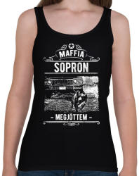 printfashion Maffia Sopron - Női atléta - Fekete (1003911)