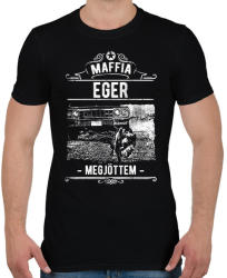 printfashion Maffia Eger - Férfi póló - Fekete (1003684)