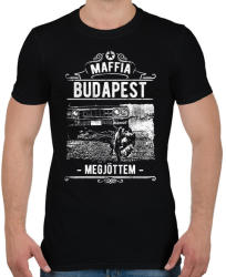 printfashion Maffia Budapest - Férfi póló - Fekete (1003310)