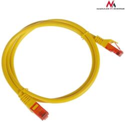 Maclean MCTV-301Y Patchcord UTP cat6 Cable plug-plug 1m yellow (MCTV-301Y) - pcone