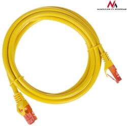 Maclean MCTV-303Y Patchcord UTP cat6 Cable plug-plug 3m yellow (MCTV-303Y) - pcone