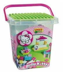 Androni Giocattoli Unico Plus - Hello Kitty - Galetusa cu placa de montat 104 piese (UN8662)