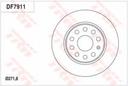 TRW Disc frana VW JETTA IV (162, 163) (2010 - 2016) TRW DF7911
