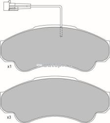 KRIEGER Set placute frana, frana disc PEUGEOT BOXER bus (230P) (1994 - 2002) KRIEGER 0950006335