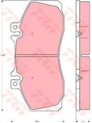 TRW Set placute frana, frana disc MERCEDES VARIO platou / sasiu (1996 - 2016) TRW GDB5050