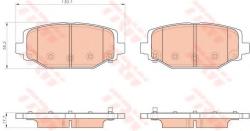 TRW Set placute frana, frana disc LANCIA VOYAGER microbus (RT) (2011 - 2016) TRW GDB1936