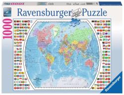 Ravensburger Harta Politica a Lumii 1000 (15652) Puzzle