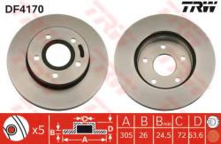 TRW Disc frana JEEP CHEROKEE (XJ) (1983 - 2001) TRW DF4170