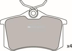 KRIEGER Set placute frana, frana disc RENAULT CLIO III (BR0/1, CR0/1) (2005 - 2012) KRIEGER 0950006317