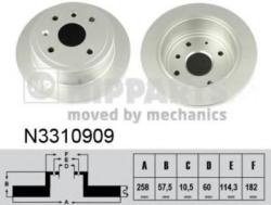 NIPPARTS Disc frana DAEWOO NUBIRA Limuzina (KLAN) (2003 - 2016) NIPPARTS N3310909