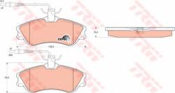 TRW Set placute frana, frana disc PEUGEOT 306 (7B, N3, N5) (1993 - 2003) TRW GDB1260