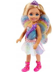 Mattel Barbie - Dreamtopia - Chelsea szivárványos ruhában (FJC99)