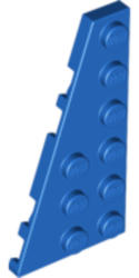 LEGO® Alkatrészek (Pick a Brick) Kék 3x6 Baloldali Ékelem 4543090