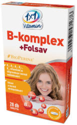 1x1 Vitaday B-komplex+Folsav BioPerine tabletta 28 db