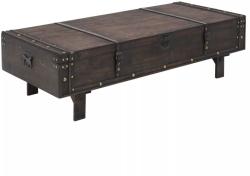 vidaXL Măsuță de cafea din lemn masiv, stil vintage, 120 x 55 x 35 cm (245802) Masa de cafea
