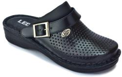 Leon Comfortstep V202 fekete női bőr klumpa 36-41 (munkavédelmi)