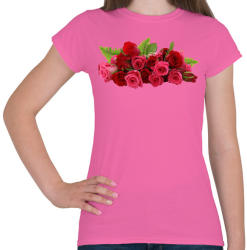 printfashion Rózsa - Női póló - Rózsaszín (1016076)
