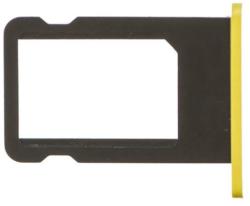 tel-szalk-006481 Apple iPhone 5C sárga SIM kártya tálca (tel-szalk-006481)