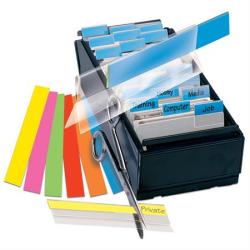 DJOIS Jelölőcímke, műanyag, 4x12 lap, 12x40 mm, DJOIS, vegyes (3L10512) - officesprint