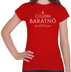 printfashion got-legjobb-baratno-white - Női póló - Piros (1030653)