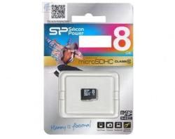 Silicon Power microSDHC 8GB C10 SP008GBSTH010V10