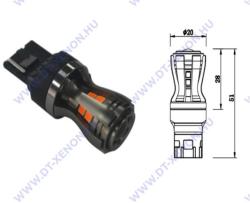 dt-xenon T20 7443 W21/5W 16x2835SMD Epistar LED fehér - sárga switchback