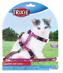 TRIXIE Kitten egér mintás hám és póráz