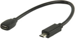König USB A - micro USB B összekötő kábel, OTG! MHL VLMP60900B0.20 (VLMP60900B0.20)