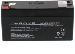 Chrome Battery BAT-LEAD-6V1.2AH-CHR