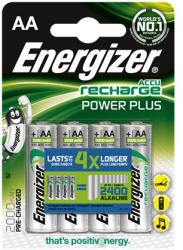 Energizer Tölthető elem, AA ceruza, 4x2000 mAh, ENERGIZER Power Plus (EA638622) - papirdepo