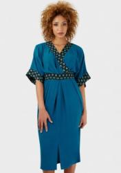 RohBoutique Rochie teal, ROH, midi - CLD1024