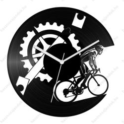 Kerékpáros bakelit óra (bak-mo-018)