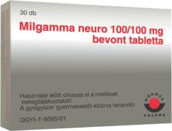 Wörwag Pharma Milgamma Neuro 100/100 mg bevont tabletta 30 db