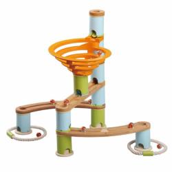 Fat Brain Toys Rollercoaster din bambus cu bile (FBTFA153-1)