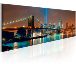 Artgeist Kép - New York City: Beautiful Night 150x50