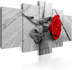 Artgeist Kép - Rose on wood 100x50