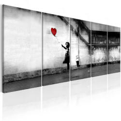 Artgeist Kép - Banksy: Runaway Balloon 225x90