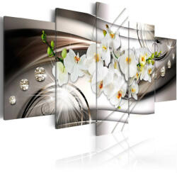 Artgeist Kép - Orchid with Diamonds 100x50