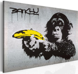 Artgeist Kép - Állj, vagy lő a majom! (Banksy) 60x40