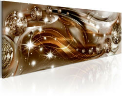 Artgeist Kép - Ribbon of Bronze and Glitter 135x45