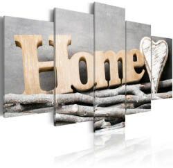 Artgeist Kép - Home: Forest Cottage 200x100