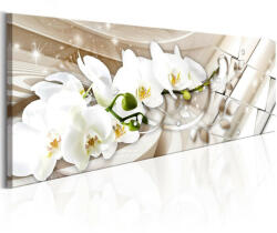 Artgeist Kép - Orchid and Abstraction 150x50