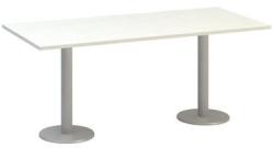 Alfa Office Alfa 400 konferencia asztal, 180 x 80 x 74, 2 cm, egyenes kivitel, fehér mintázat, RAL9022