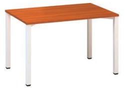 Alfa Office Alfa 200 irodai asztal, 120 x 80 x 74, 2 cm, egyenes kivitel, cseresznye mintázat, RAL9010