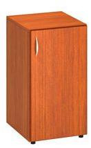 Alfa Office Alfa 500 alacsony, keskeny szekrény, 73, 5 x 40 x 47 cm, ajtóval - jobbos kivitel, cseresznye mintázat