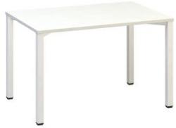 Alfa Office Alfa 200 irodai asztal, 120 x 80 x 74, 2 cm, egyenes kivitel, fehér mintázat, RAL9010